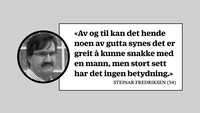 Montasje med sitat av helsesøster Steinar Fredriksen