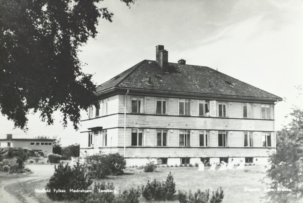 Bildet viser mødrehjemmet i Tønsberg slik det så ut da kvinnene fødte der.