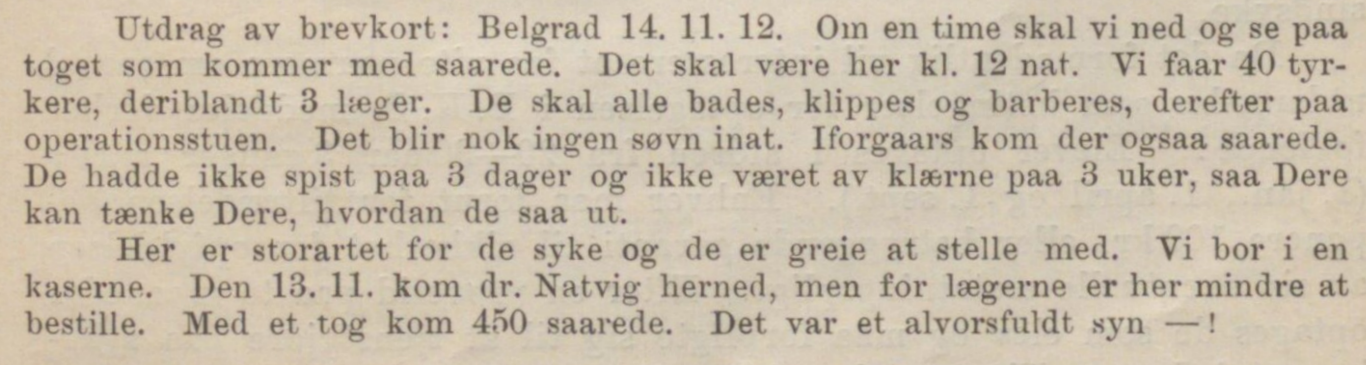 Faksimile Sykepleien 1912