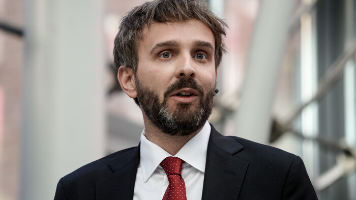 Bildet viser helse- og omsorgsminister Vestre