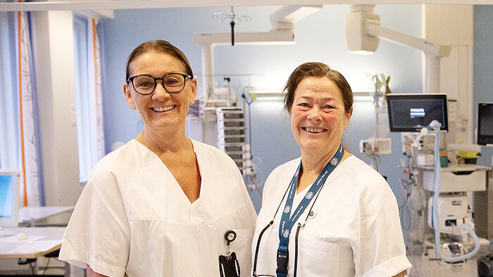 bilde av seskjonsleder og tillitsvalgt ved SIV