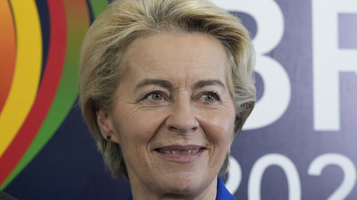 Bildet viser European Commission President Ursula von der Leyen
