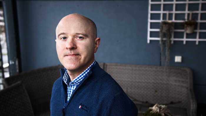 Bildet viser sykepleier Trond Eirik Bergflødt