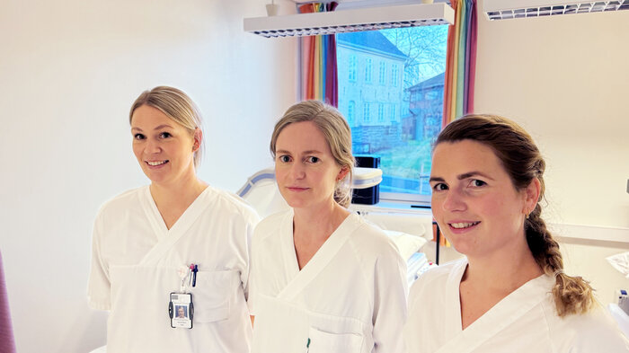 bilde av sykepleierne ved sykehuset i vestfold
