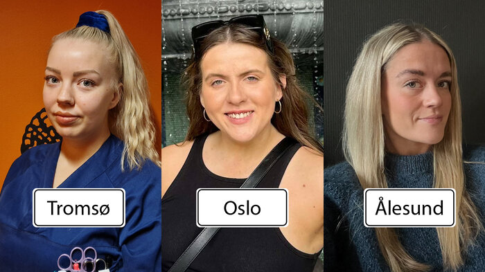 Bilde av Mimmi Marie Johansen, Paula Plepe og Marlene Bjørkavåg