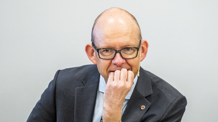 Bildet viser TBU-leder Geir Axelsen