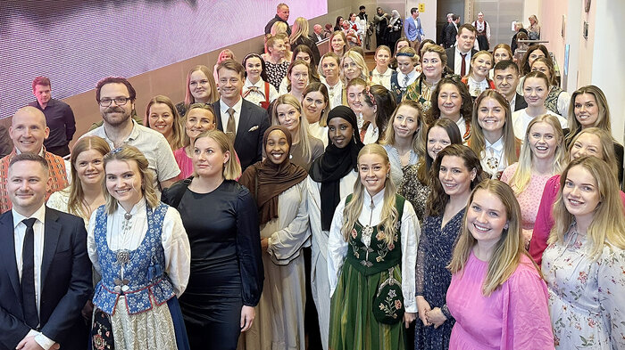 bilde av nye spesialsykepleiere