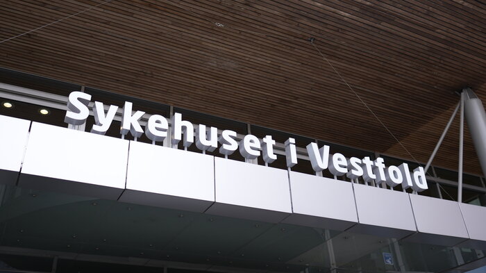 Sykehuset i Vestfold. Bildet viser Sykehuset i Vestfold.