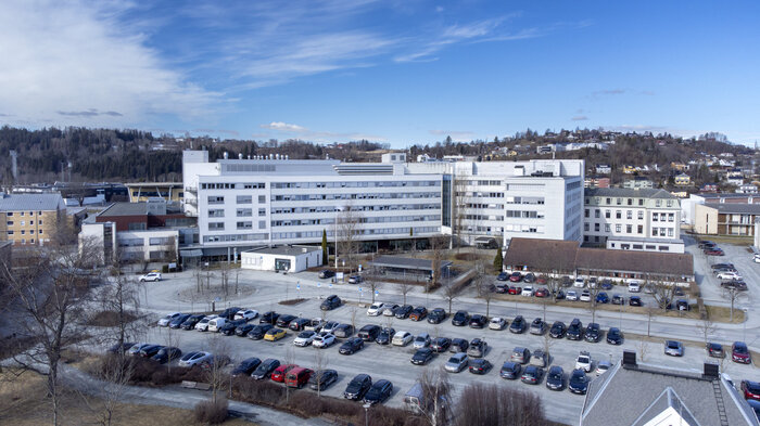 Bildet viser sykehuset i Levanger