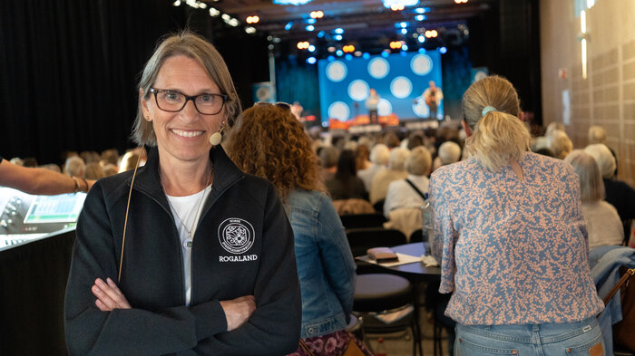 bildet vsier Aud Hølland Riise