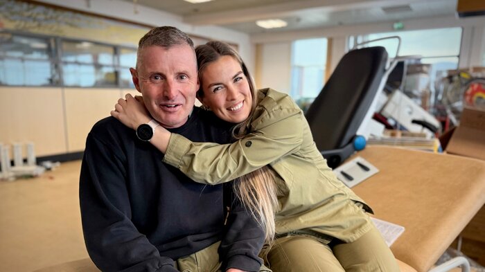 Bildet viser Kurt Eriksen og Edel Marlèn Duurhuus 