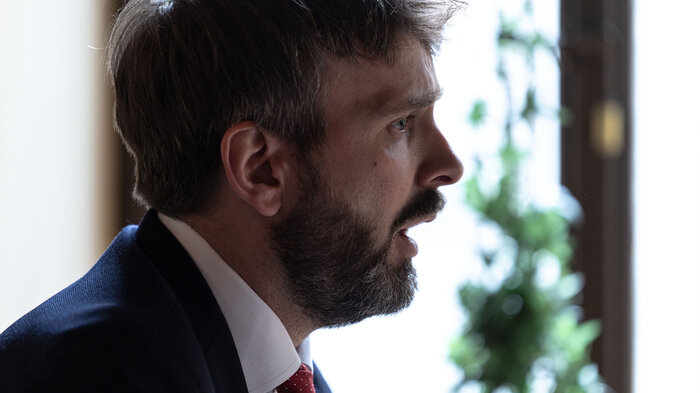 Bildet viser helse- og omsorgsminister Jan Christian Vestre (Ap) 