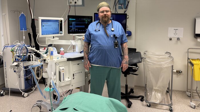 Markus ved operasjonsbordet 