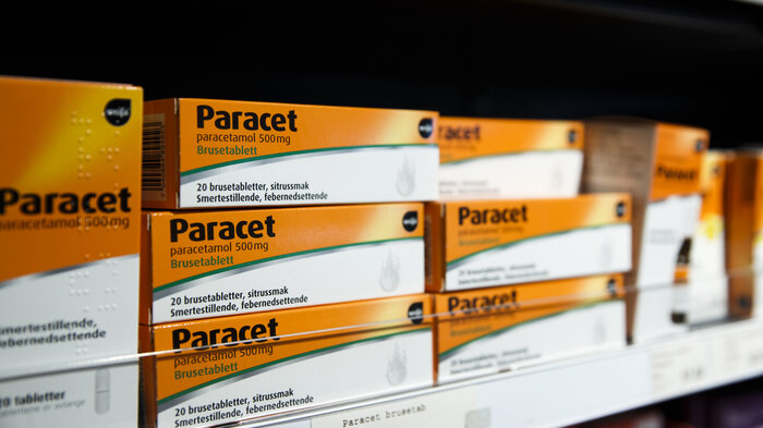 Bildet viser Paracet-pakker.