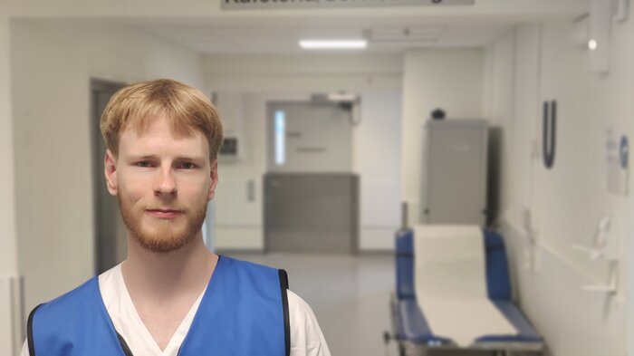 Bildet viser pasientvert Lars Martin Johannessen Bildet viser pasientvert Lars Martin Johannessen