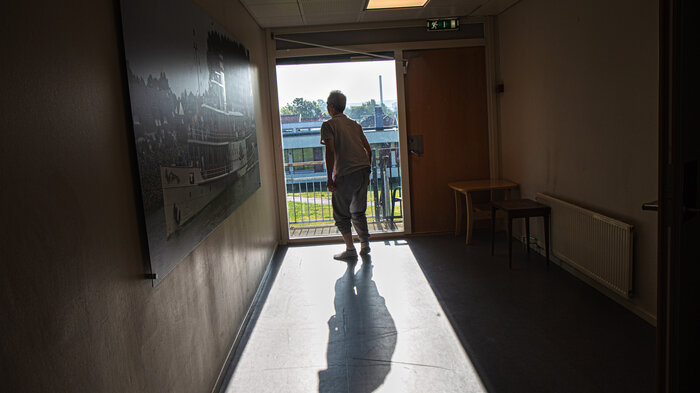 Bildet viser pasient på Økernhjemmet