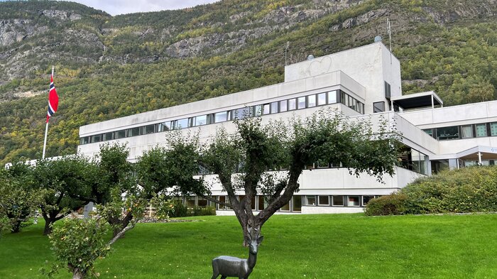 bilde av lærdal sykehus