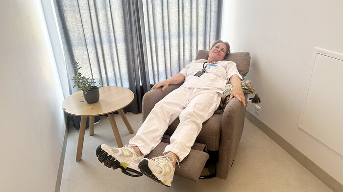 Bilde av sykepleierne Lene Nymo