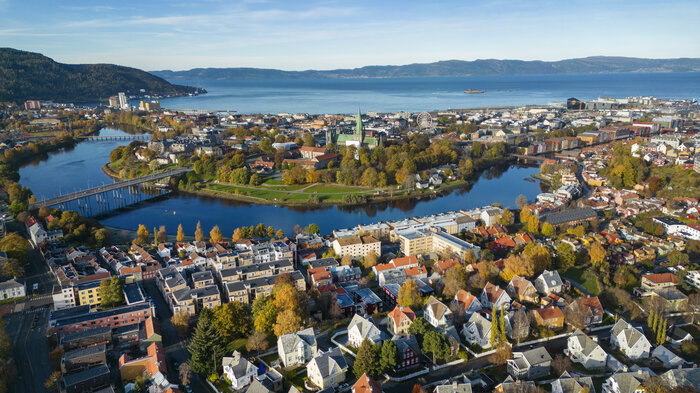 Oversiktsbilde av Trondheim kommune