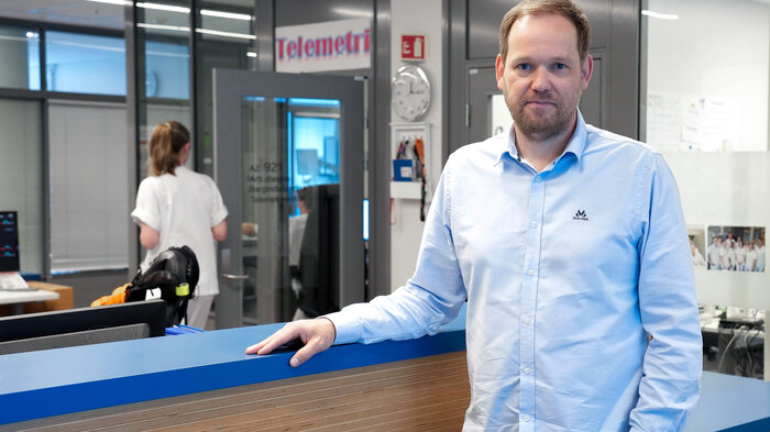 Bildet viser klinikkleder Per B. Rønning i Medisinsk klinikk UNN Tromsø.