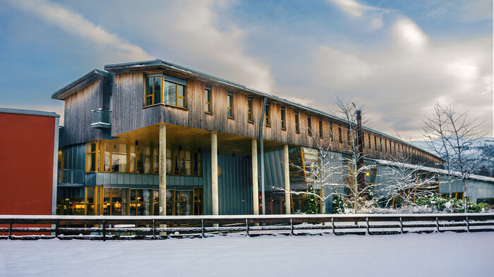 Bildet viser Høgskolen i Volda