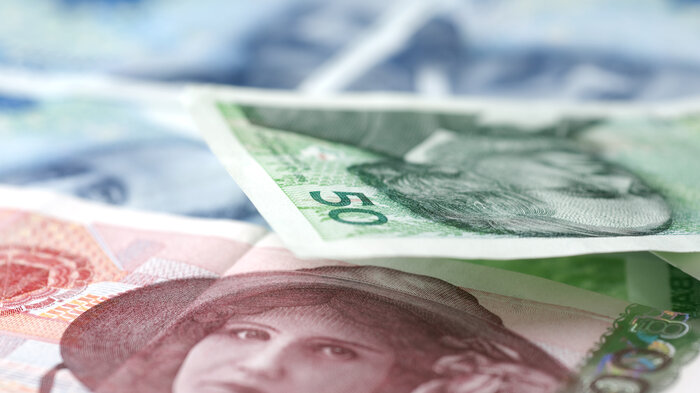 Bildet viser norske sedler