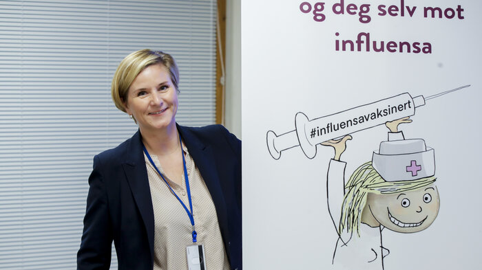 Seksjonssjef Karoline Bragstad i Folkehelseinstituttet. Arkivfoto. Foto: Vidar Ruud / NTB Influensasesong 2025