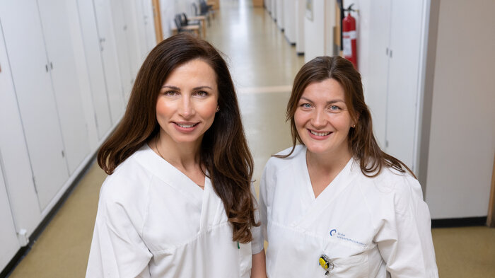 Denisa Velic og Ingvild Hestnes bildet viser Denisa Velic og Ingvild Hestnes