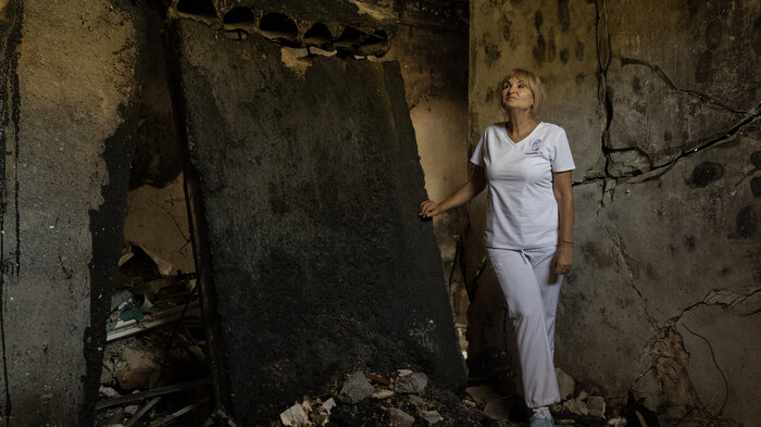 Bilde av sykehusdirektør Iryna Holovatyuk-Yuzefpolska