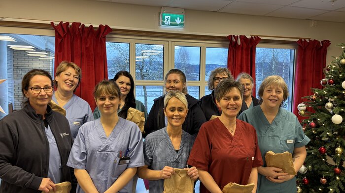 Bilde av sykepleiere på Svarstad i Larvik