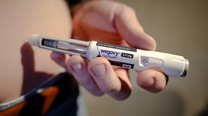 Bildet viser diabetesmedisin som blir injisert.