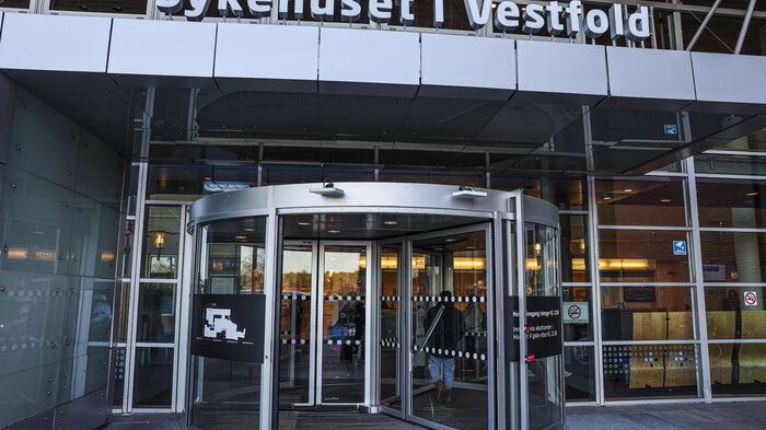 Sykehuset Vestfold Inngang Sykehuset Vestfold