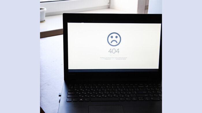 bildet viser pc-trøbbel
