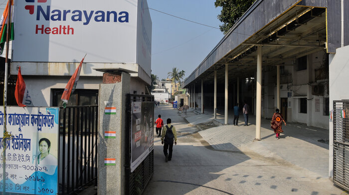 Bildet viser Barasat øst i India.