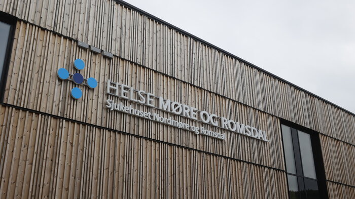 Bildet viser fellessykehuset på Hjelset i Molde
