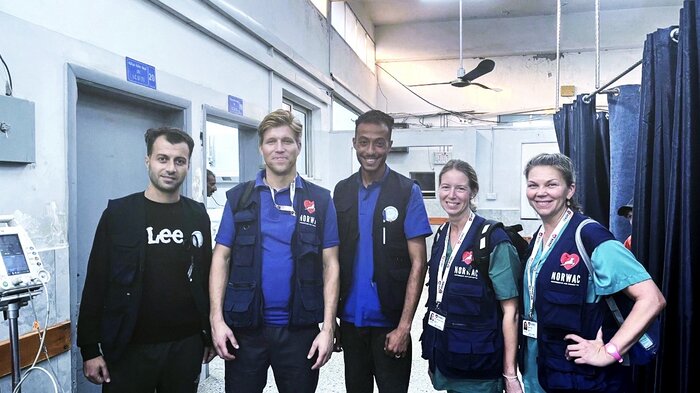 Mohammed Al-Khalil, Morten Engh, Alaa Abu Ekheir,Malin Myhren, Kaja Flatøy