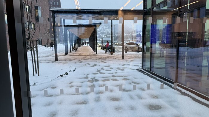 Bildet viser nye drammen sykehus
