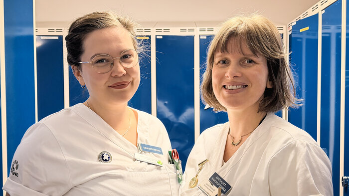 Bildet viser Matilda Nordung Byström og Sarah Richards.