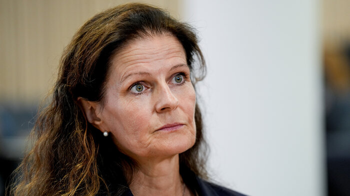 Bildet viser helsedirektør Cathrine M. Lofthus.