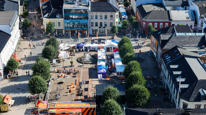 Bilde av Arendal sentrum