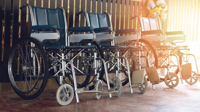 Bilde av rullestoler