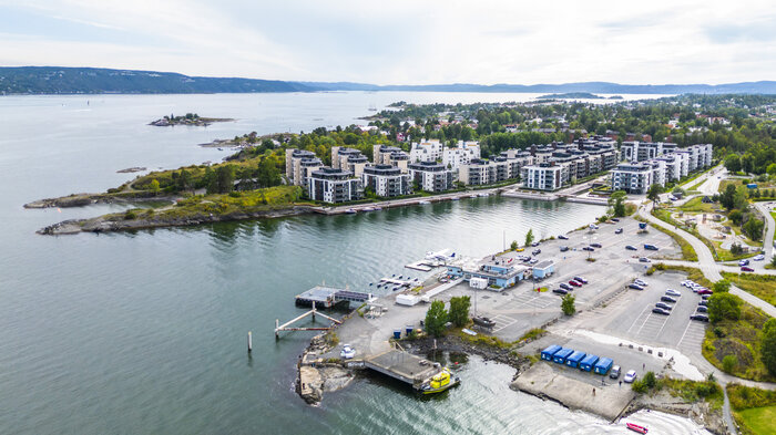 Bildet viser Rolfstangen på Fornebu i Bærum kommune.