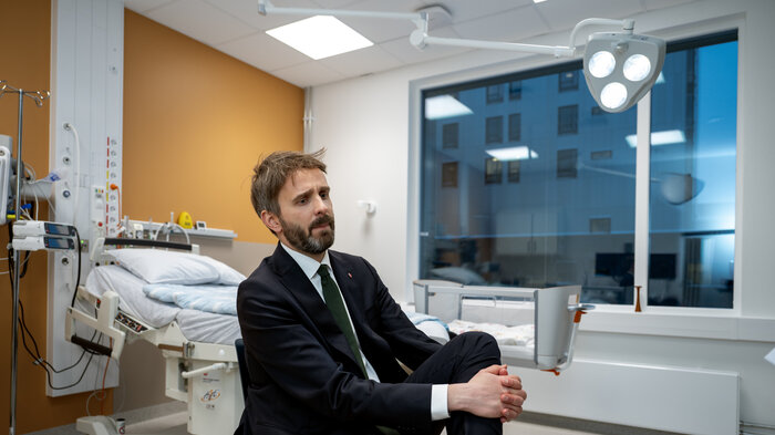 Bildet viser helseminister Jan Christian Vestre.