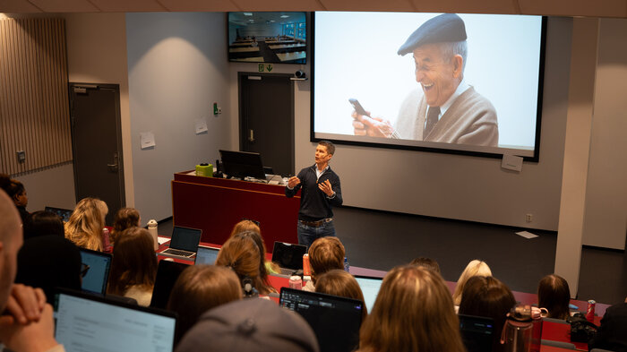 Bilde fra forelesning