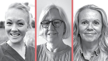 Portrett, Heidi Haug, Lucy Tofterå og Siri Sørli