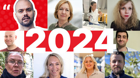 Bilde av forfattere av årets mest leste debattartikler 2024