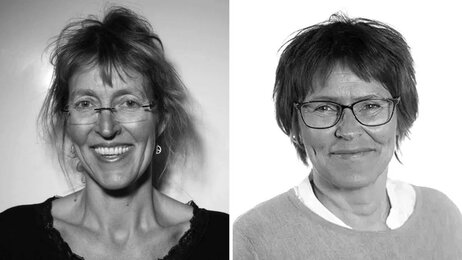 Bildet viser portretter av Merete Nypan og Randi Olsen