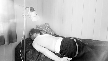 Bilde av pasient i giktbuss