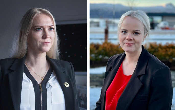 Bilde av Lill Sverresdatter Larsen og Sara Fugledal Wiik