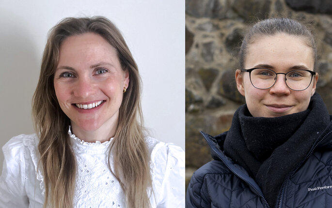 bildet viser Andrea Stoltenberg og Hege Kristine Dahlen